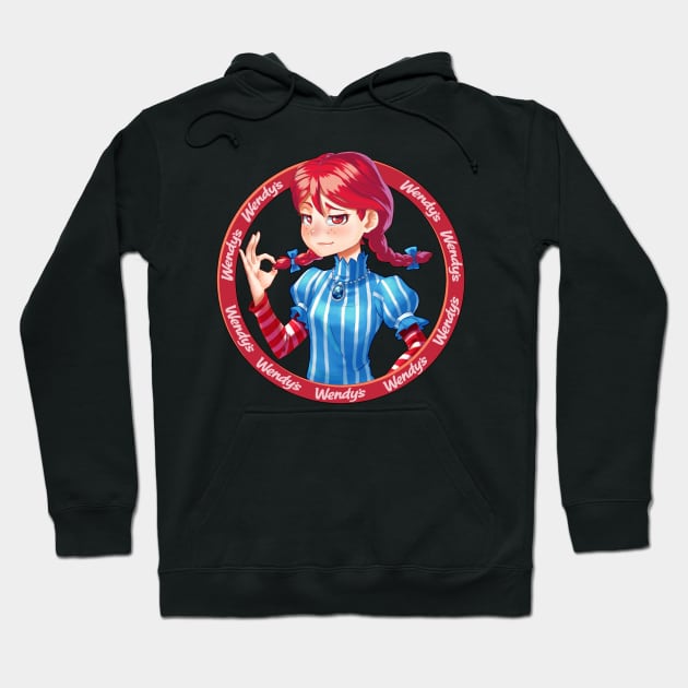 Smug Wendy's (Full size) Hoodie by kikino